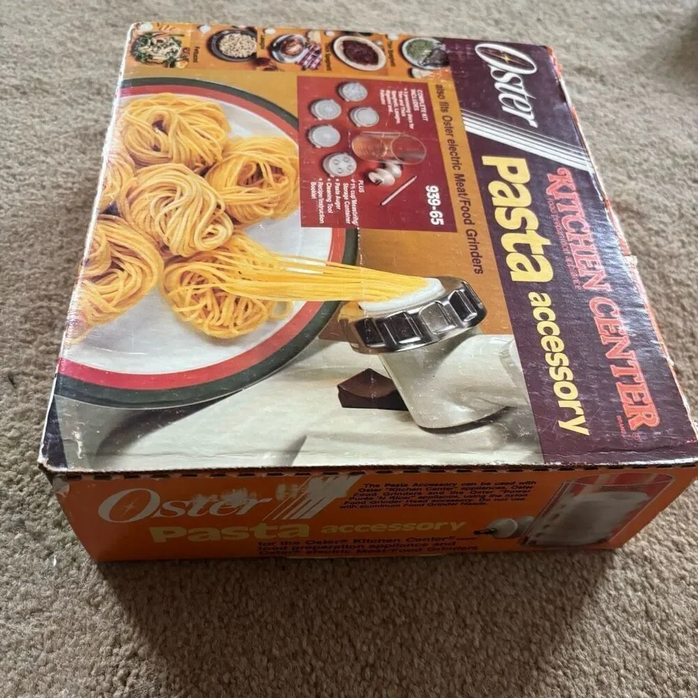 Oster Kitchen Center Pasta Accessory 939-65 Complete